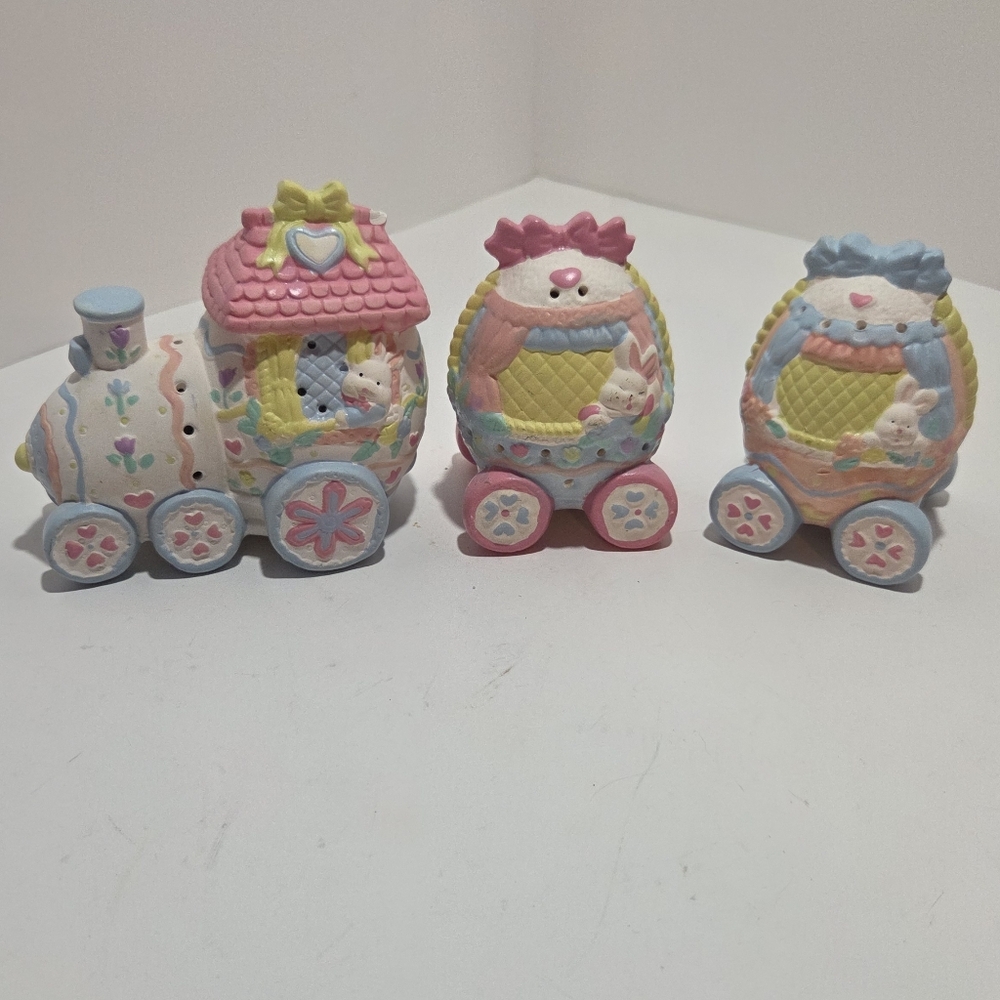 Colorful Train Carriage Set for Easter